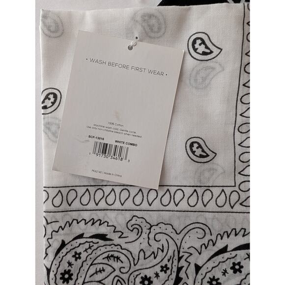 Capelli Paisley Print Cotton Bandana Set - Picture 5 of 7